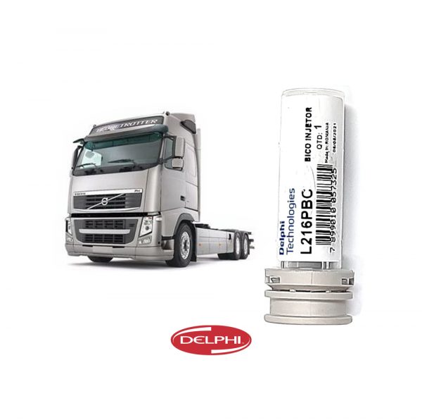 Bico Injetor Delphi L216PBC - Aplicação Volvo FH NH com Motor D13A